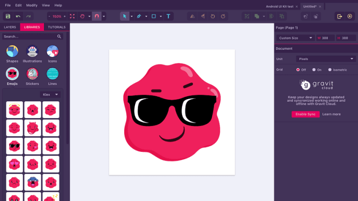 Gravit designer - alat desain grafis vektor lintas platform
